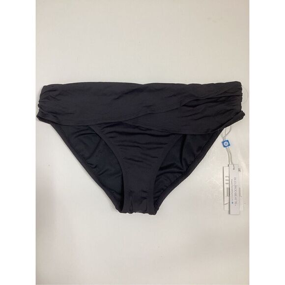 Bleu Rod Beattie black sarong bikini bottoms. 12 - Picture 6 of 6